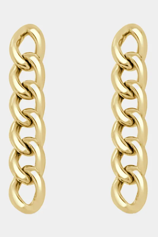 14K Gold Curb Link Drop Earrings sold by Lord & Taylor