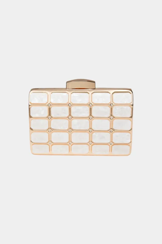 Juno Embellished Minaudiere Clutch Bag sold by Lord & Taylor