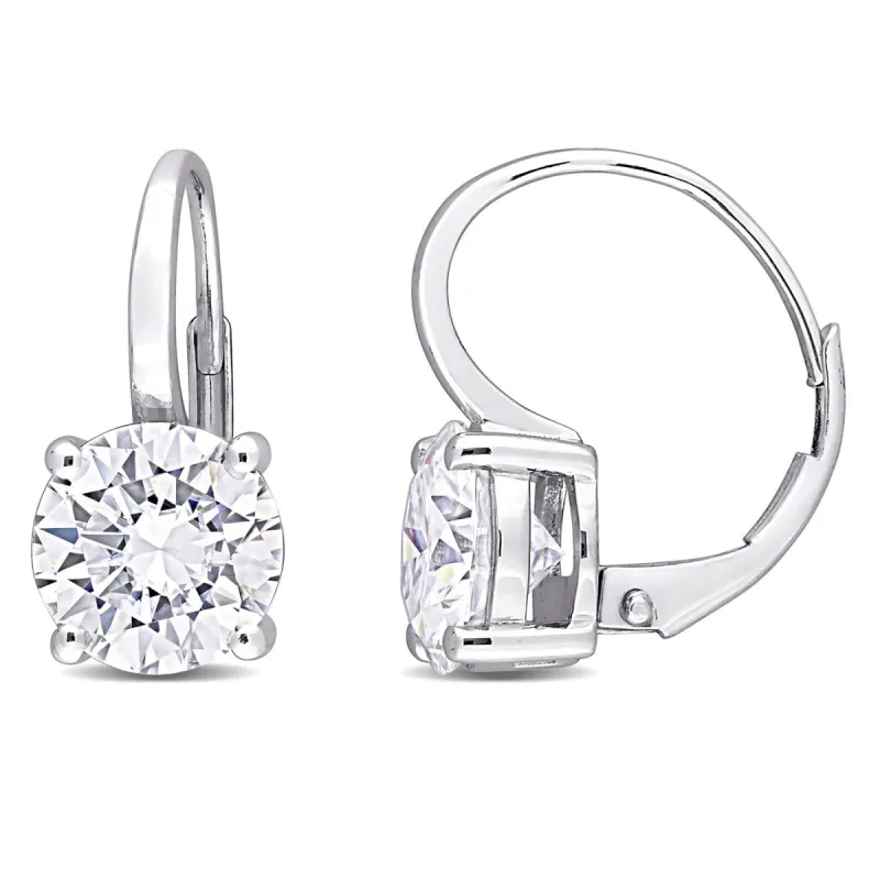 14k White Gold  Moissanite Drop Earrings sold by Lord & Taylor