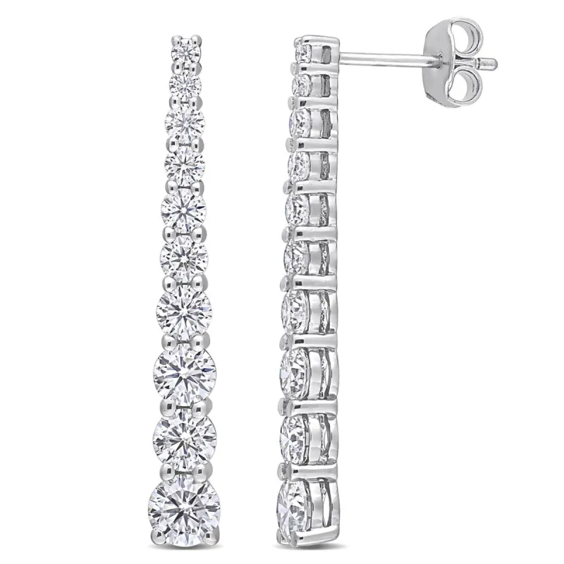 Created Moissanite Journey Earrings sold by Lord & Taylor