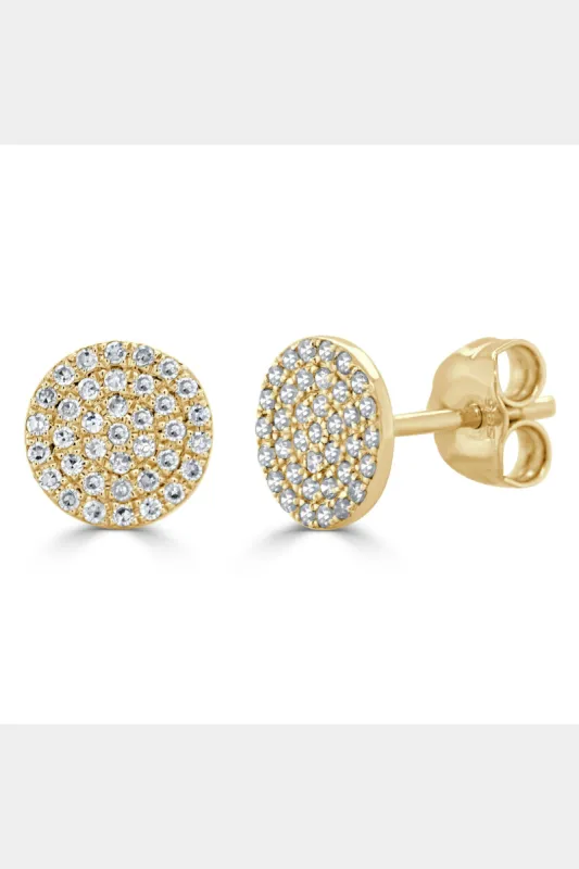 14K Gold Diamond Cluster Earrings sold by Lord & Taylor