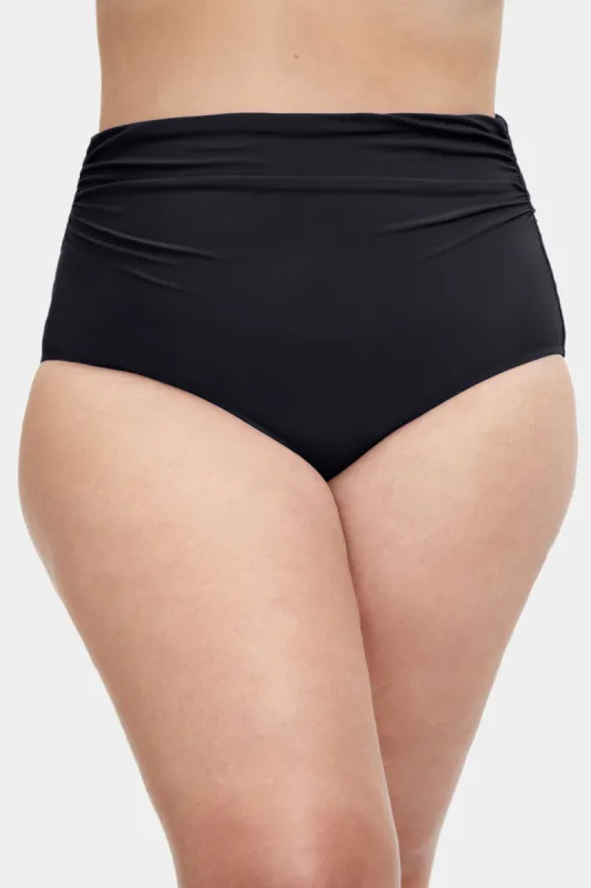 Plus Tutti Frutti Recycled Full Figure High Waist Shirred Bottom sold by Lord & Taylor
