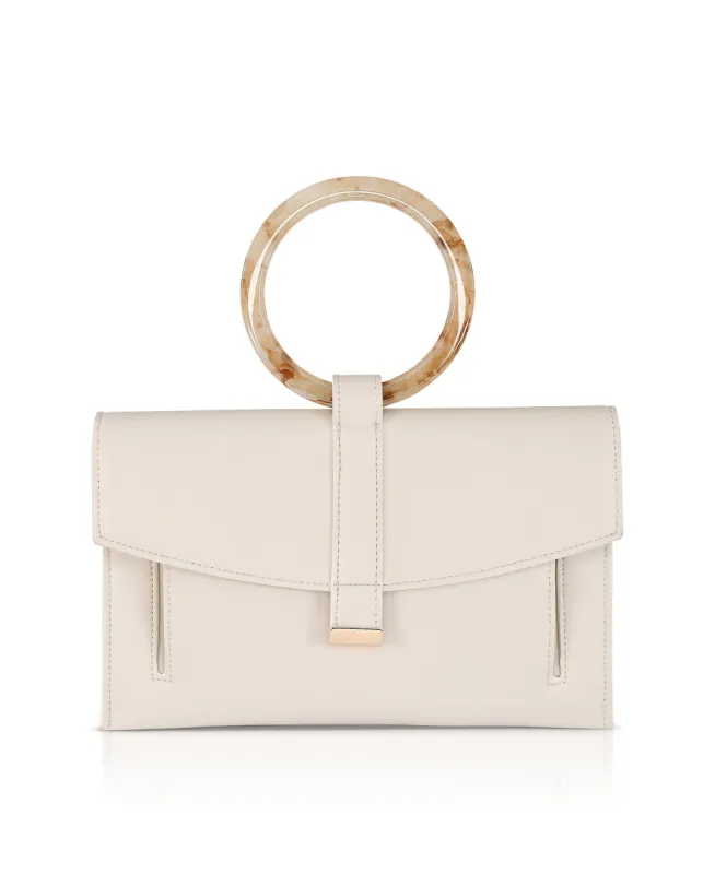 Talia Soft Faux Leather Envelope Clutch sold by Lord & Taylor