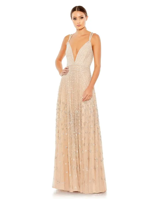 Embellished Plunge Neck Gown sold by Lord & Taylor