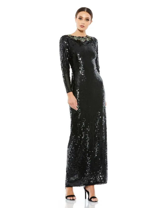 Long Sleeve Gown sold by Lord & Taylor