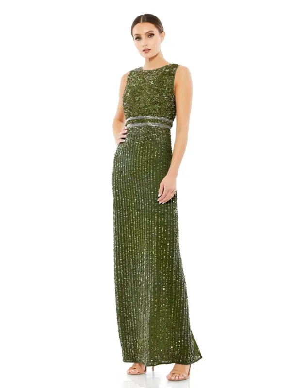 Sequin Column Gown sold by Lord & Taylor