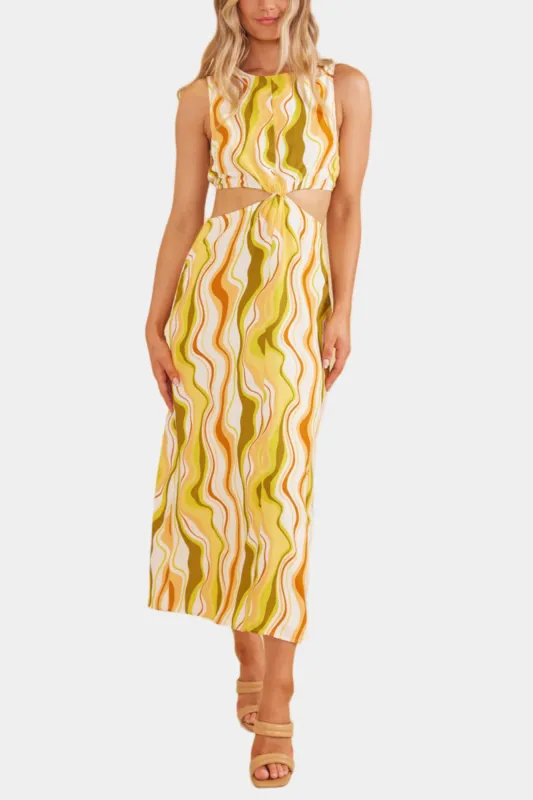 Ziggy Cut Out Midi Dress sold by Lord & Taylor