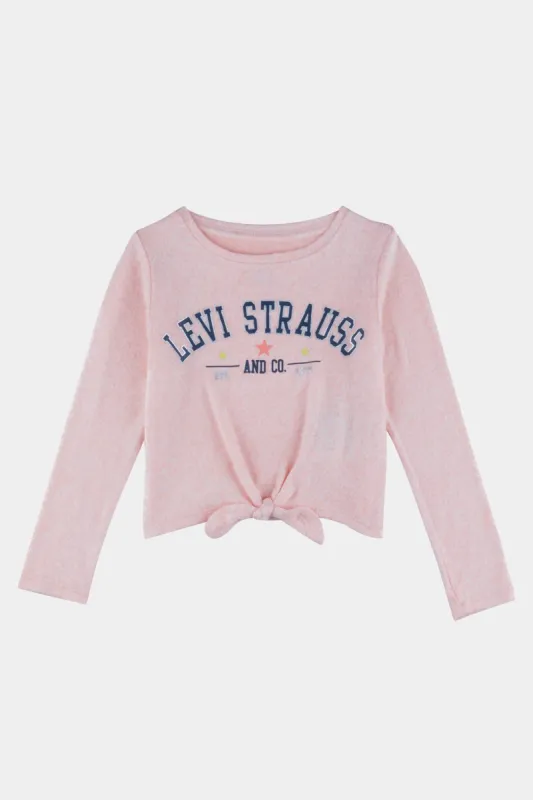 Girls Tie Front T-Shirt sold by Lord & Taylor