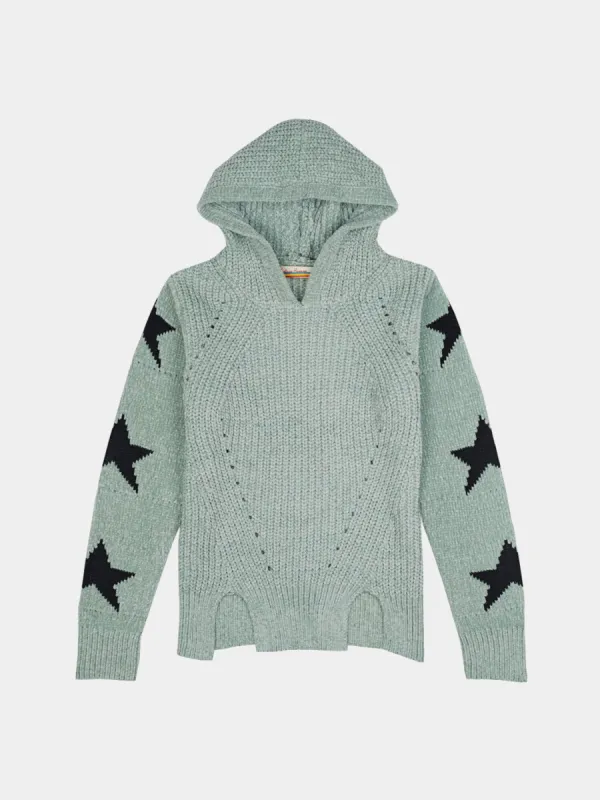 Girls White Stars Hoodie sold by Lord & Taylor