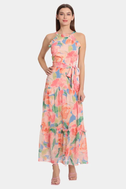 Apron Tiered Maxi Dress sold by Lord & Taylor
