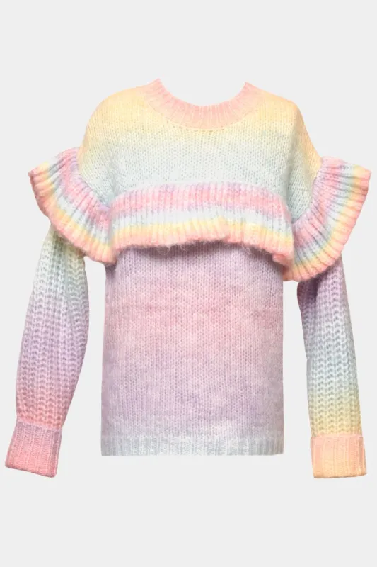 Girls Ruffle Trimmed Sweater sold by Lord & Taylor