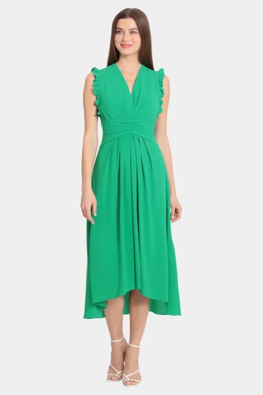 Maxi Dress With Ruffle Sleeve And Tucked Waist sold by Lord & Taylor