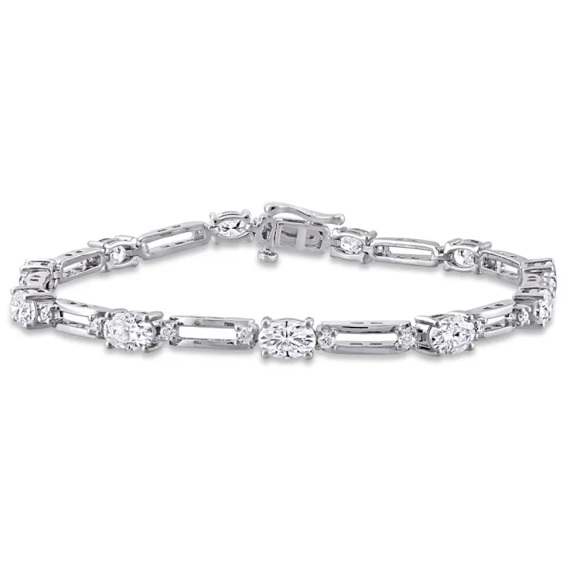 Moissanite Station Bracelet sold by Lord & Taylor