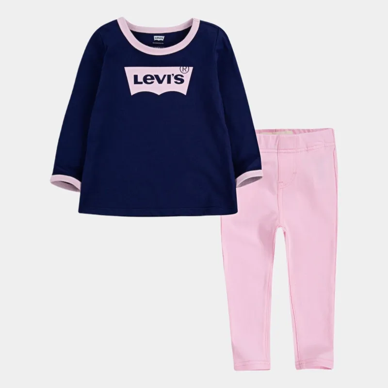 Girls Core Logo Top & Leggings 2-Piece Set sold by Lord & Taylor