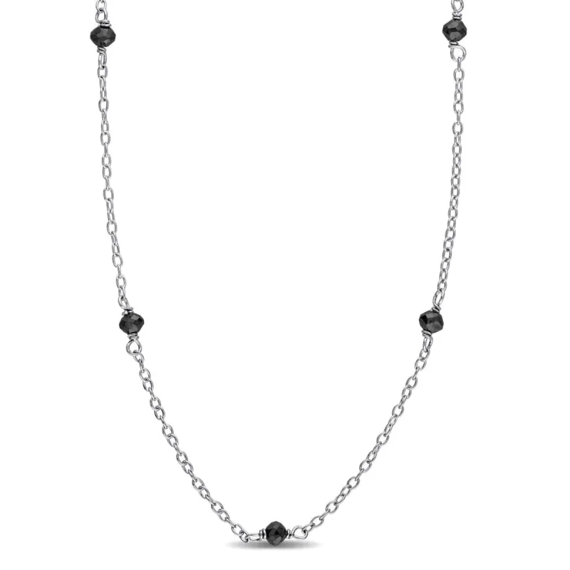 Black Diamond Necklace sold by Lord & Taylor