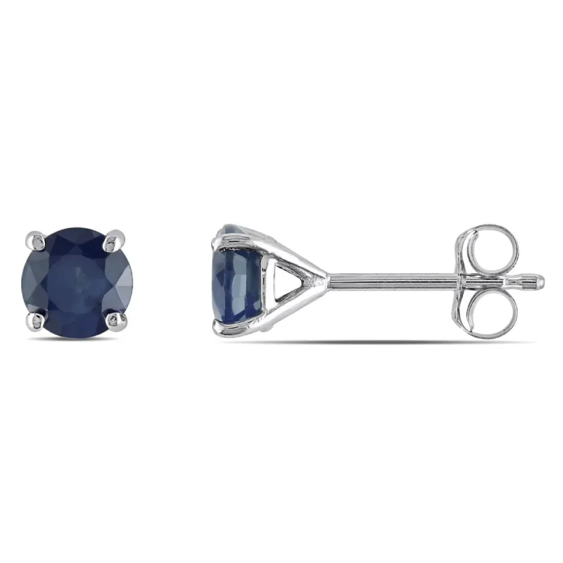 10k White Gold Sapphire Stud Earrings sold by Lord & Taylor