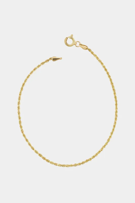 14K Gold Rope Anklet sold by Lord & Taylor