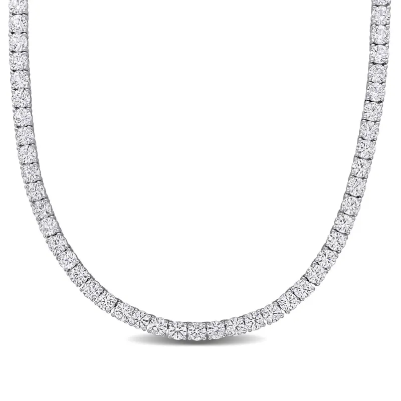 Lab-Created White Sapphire Necklace sold by Lord & Taylor