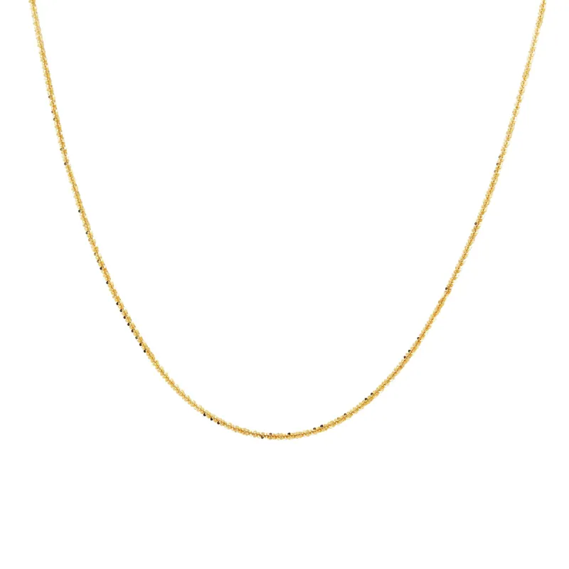 14K Gold Twist Criss Cross Solid Link Chain Necklace sold by Lord & Taylor