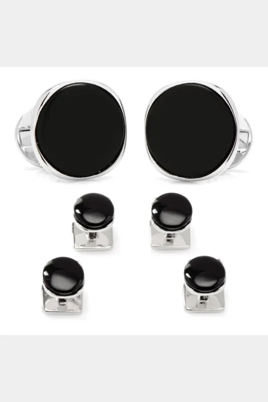 Sterling Silver Classic Formal Onyx Stud Set sold by Lord & Taylor