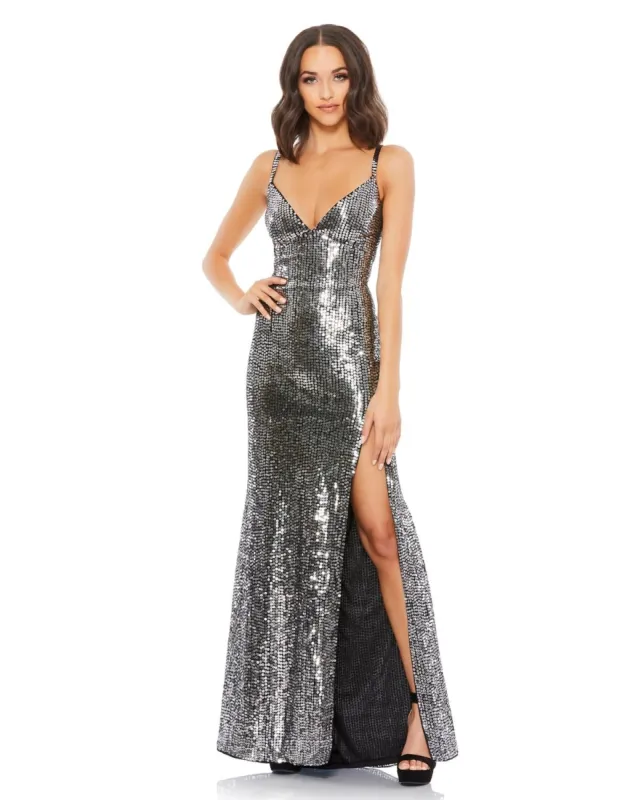 Metallic Gown sold by Lord & Taylor