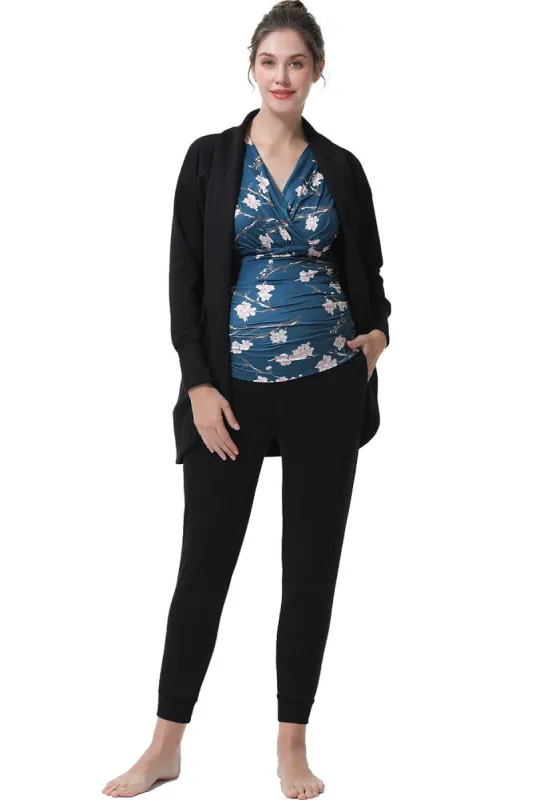 Josie Maternity/Nursing Lounge Top, Jogger Pants & Cardigan made by Lord & Taylor