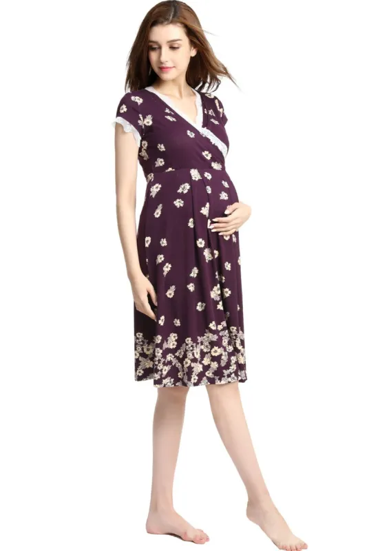 Shae Maternity Nursing Night Gown sold by Lord & Taylor