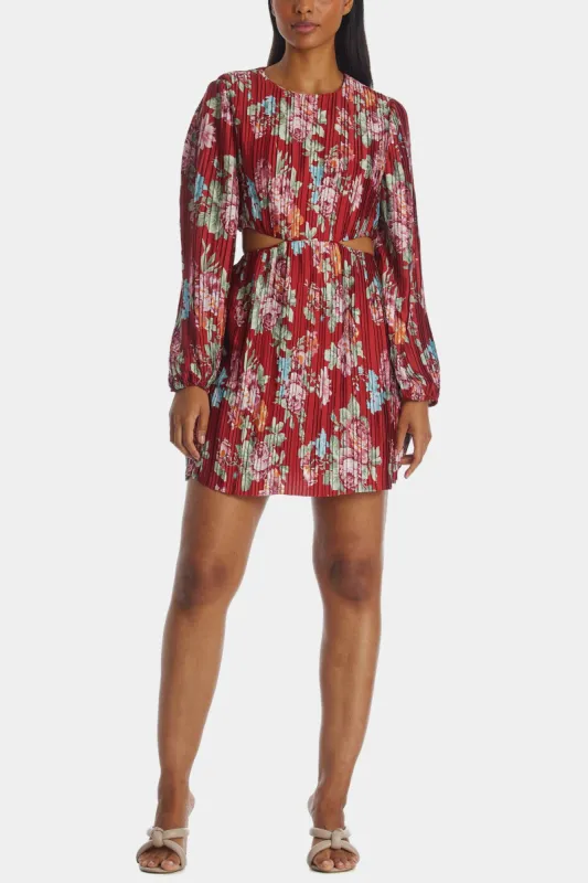 Cut Out Long Sleeve Mini Dress sold by Lord & Taylor