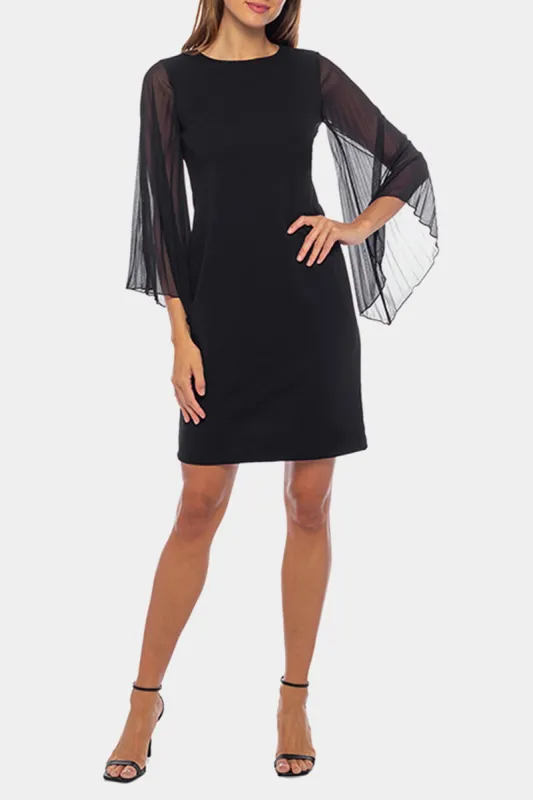 Bat Wing Sleeve Crepe Midi Dress sold by Lord & Taylor