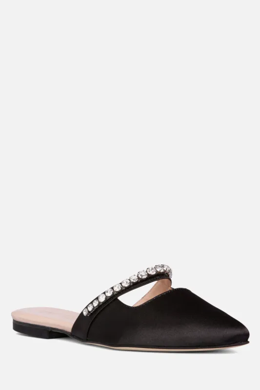 Satin Flat Mule sold by Lord & Taylor