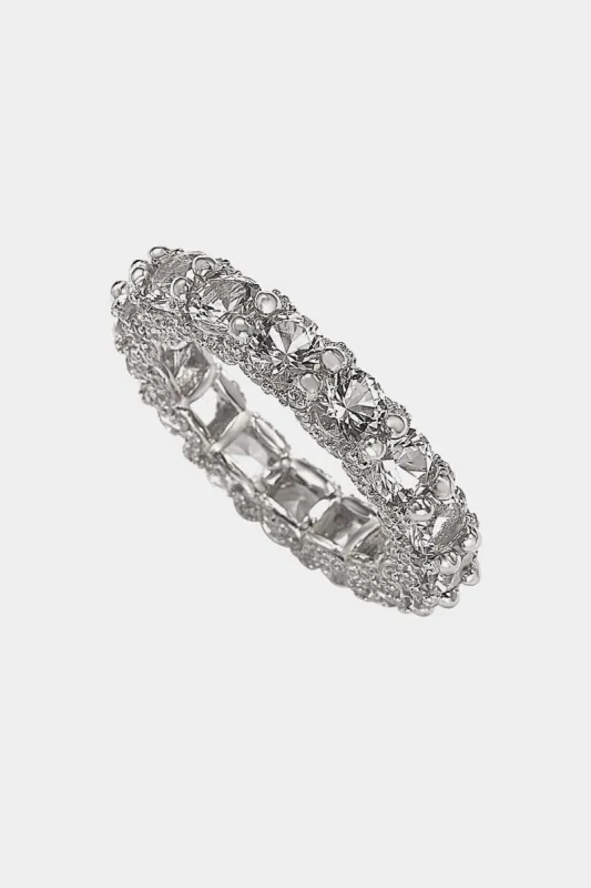 Cubic Zirconia Pave Setting Eternity Band sold by Lord & Taylor