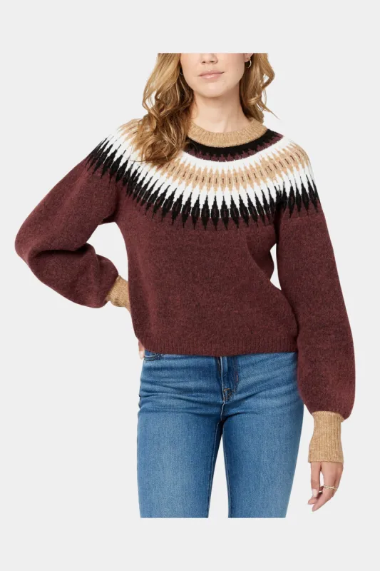 Karina Long Sleeve Crew Neck Sweater sold by Lord & Taylor