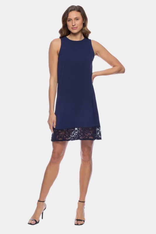 Sleeveless Sequin Lace Trim Dress sold by Lord & Taylor