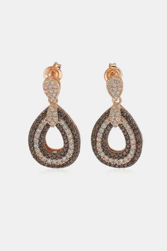 Cubic Zirconia Teardrop Dangle Earrings sold by Lord & Taylor