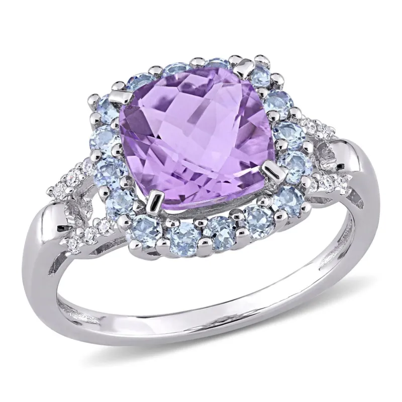 Amethyst, Tanzanite and Diamond Ring sold by Lord & Taylor