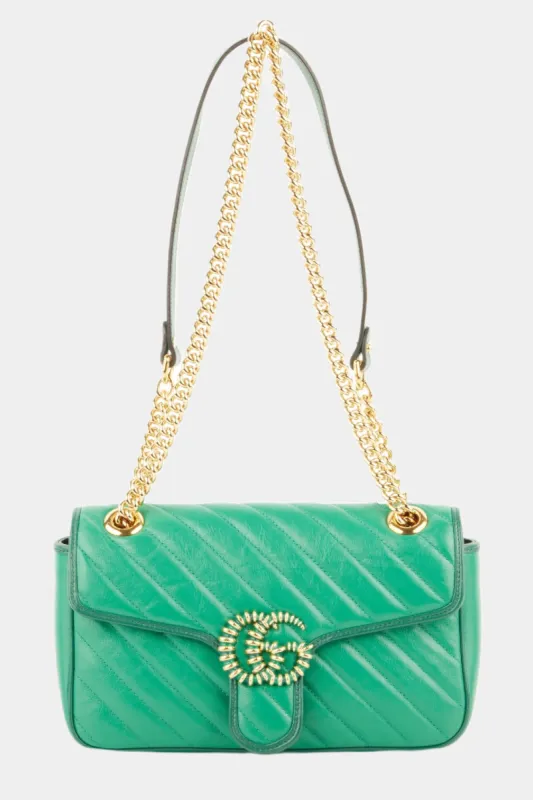 Torque Enamel Marmont Chain Flap Crossbody Bag sold by Lord & Taylor