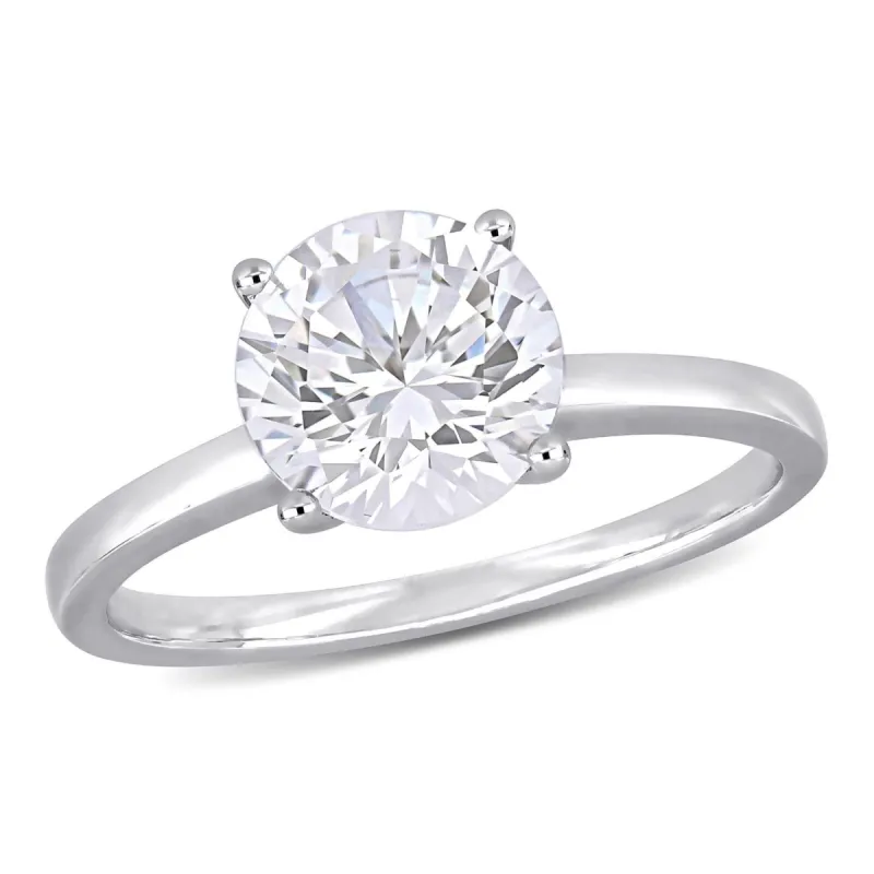10k White Gold Created White Sapphire Ring sold by Lord & Taylor