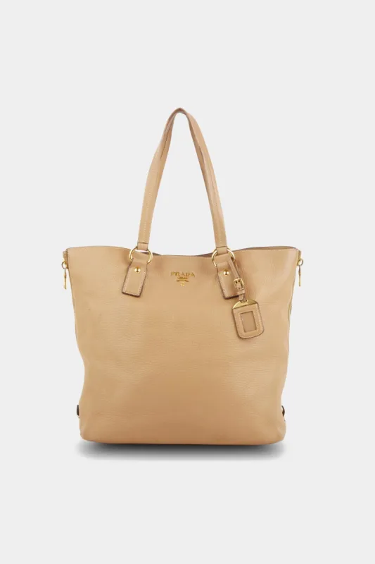 Vitello Daino Side Zip Tote Bag sold by Lord & Taylor