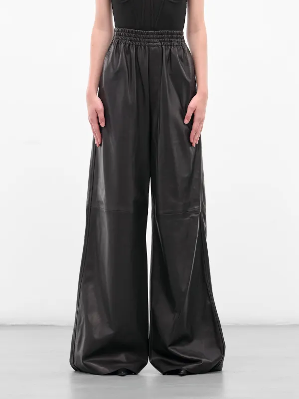 Black Leather Demon Lover Pants (F25PL6-DEMON-LOVER-BLACK) sold by lorenzo