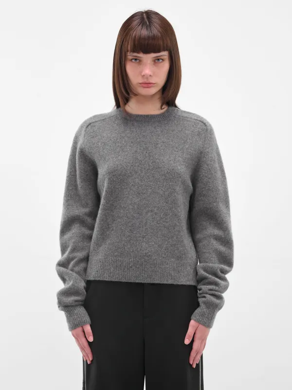 Gray Cashmere Bad Romance Sweater (F25K4-BAD-ROMANCE-DOVE) sold by lorenzo