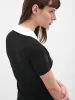 Logo Graphic Contrast Polo Shirt (VAQ10N001-BLACK-WHITE) sold by lorenzo