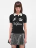 Logo Graphic Contrast Polo Shirt (VAQ10N001-BLACK-WHITE) sold by lorenzo