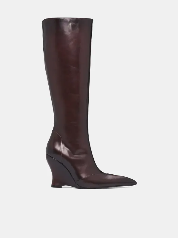 Brown Calf-High Leather Sabaton Boots (SABBOES-ESPRESSO) sold by lorenzo