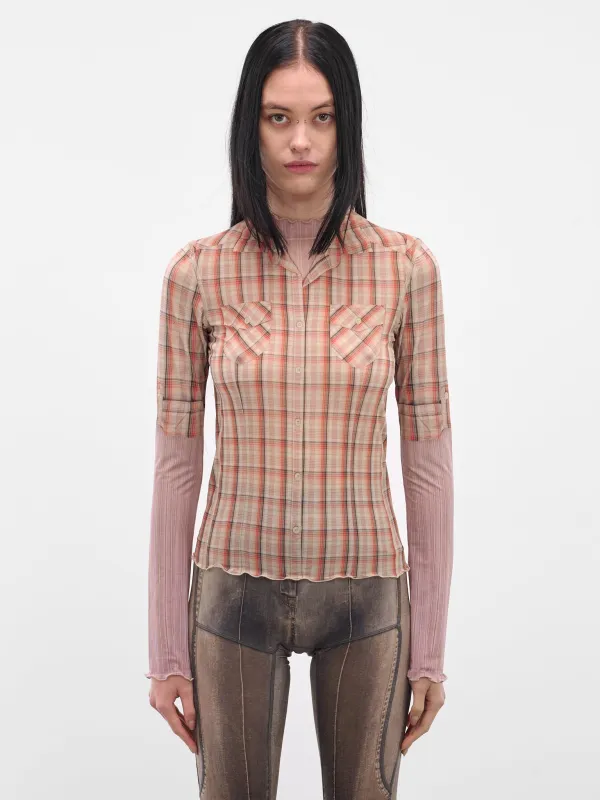 Harley Flannel Print Halcyon Top (HT0HAR-HARLEY) sold by lorenzo