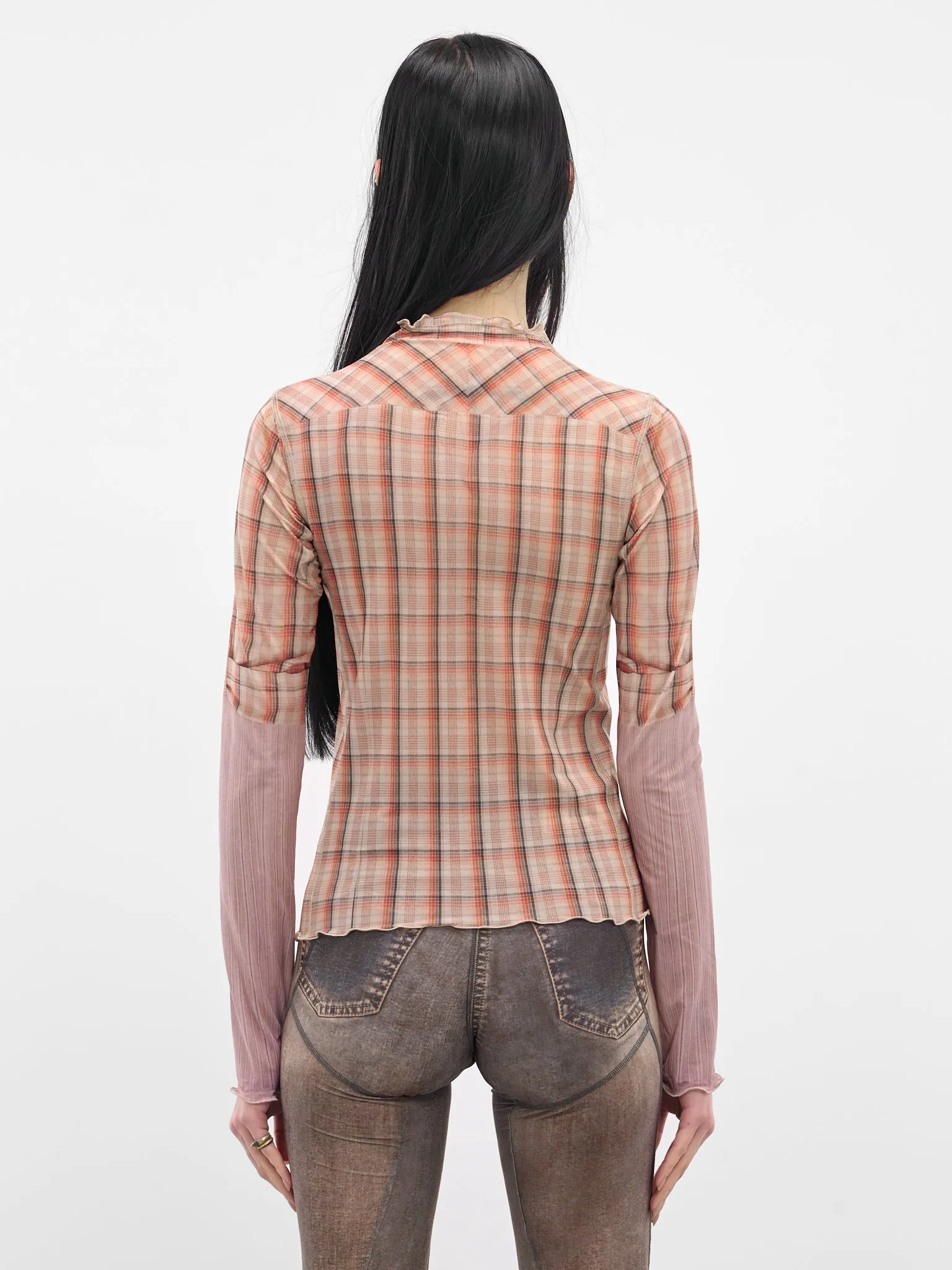 Harley Flannel Print Halcyon Top (HT0HAR-HARLEY) sold by lorenzo product image thumbnail 3
