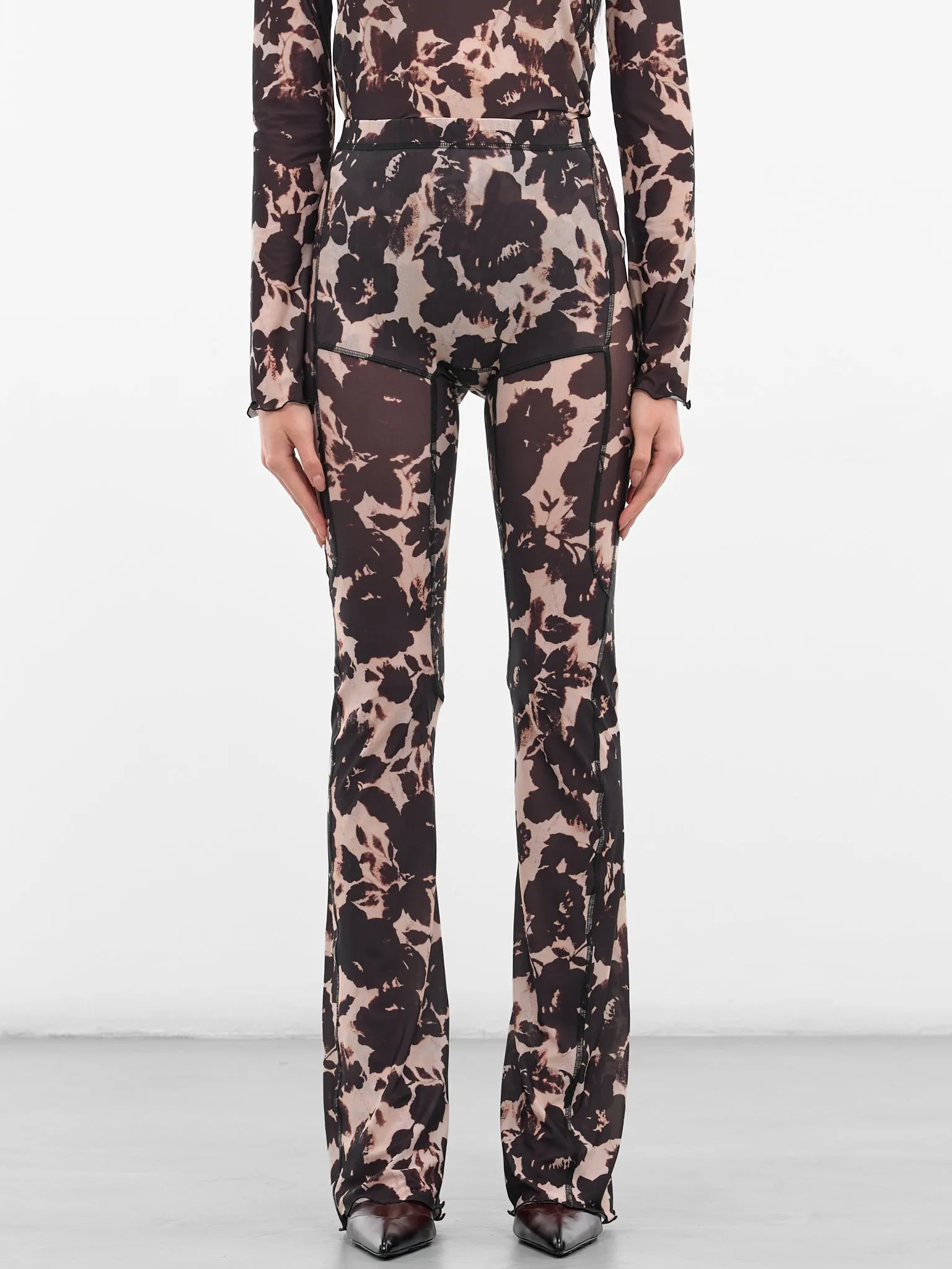 Rose Abstract Print Halcyon Leggings (HL0RO-ROSE) sold by lorenzo