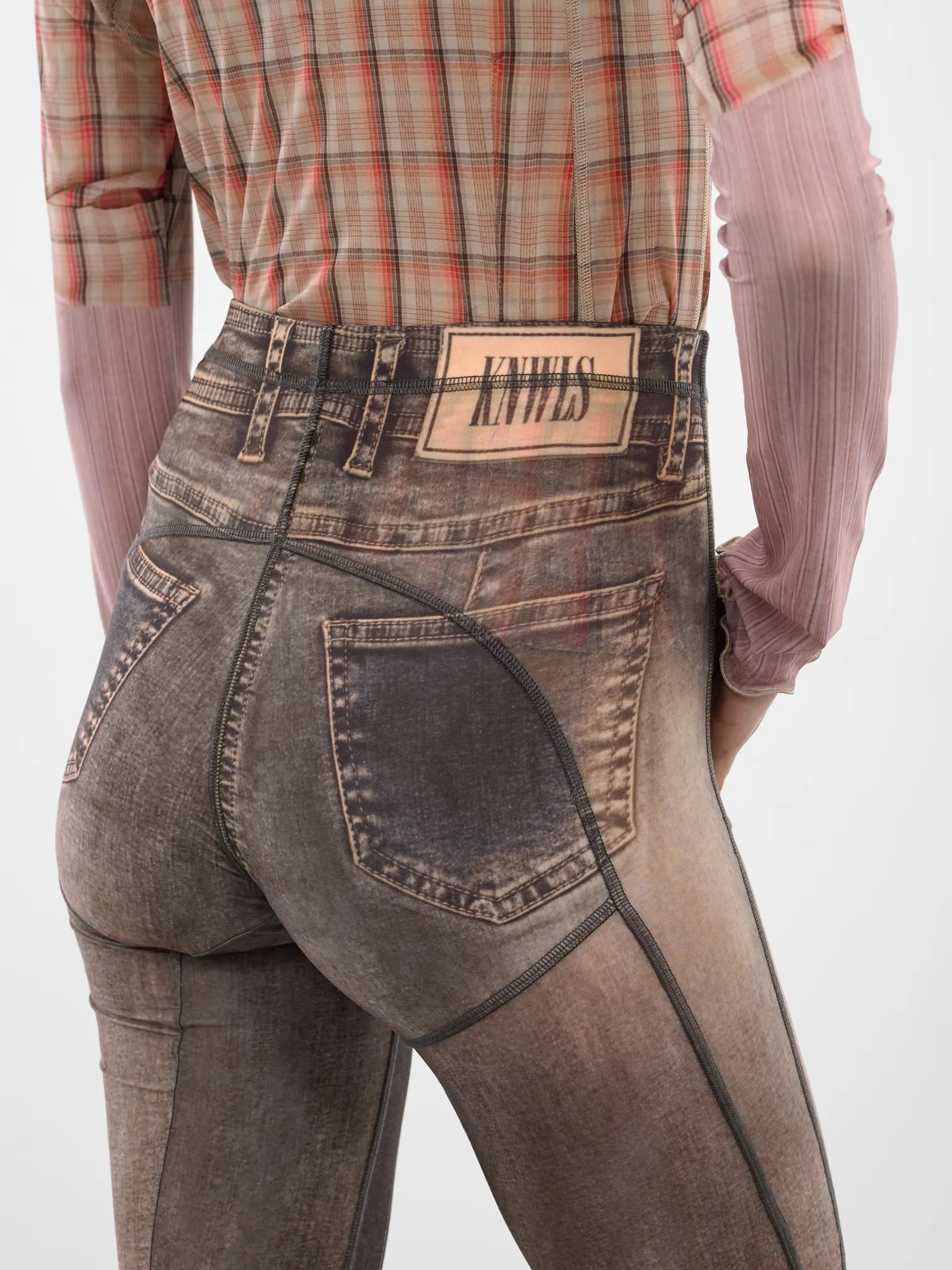 Harley Denim Print Halcyon Leggings (HL0HAR-HARLEY) sold by lorenzo product image thumbnail 5