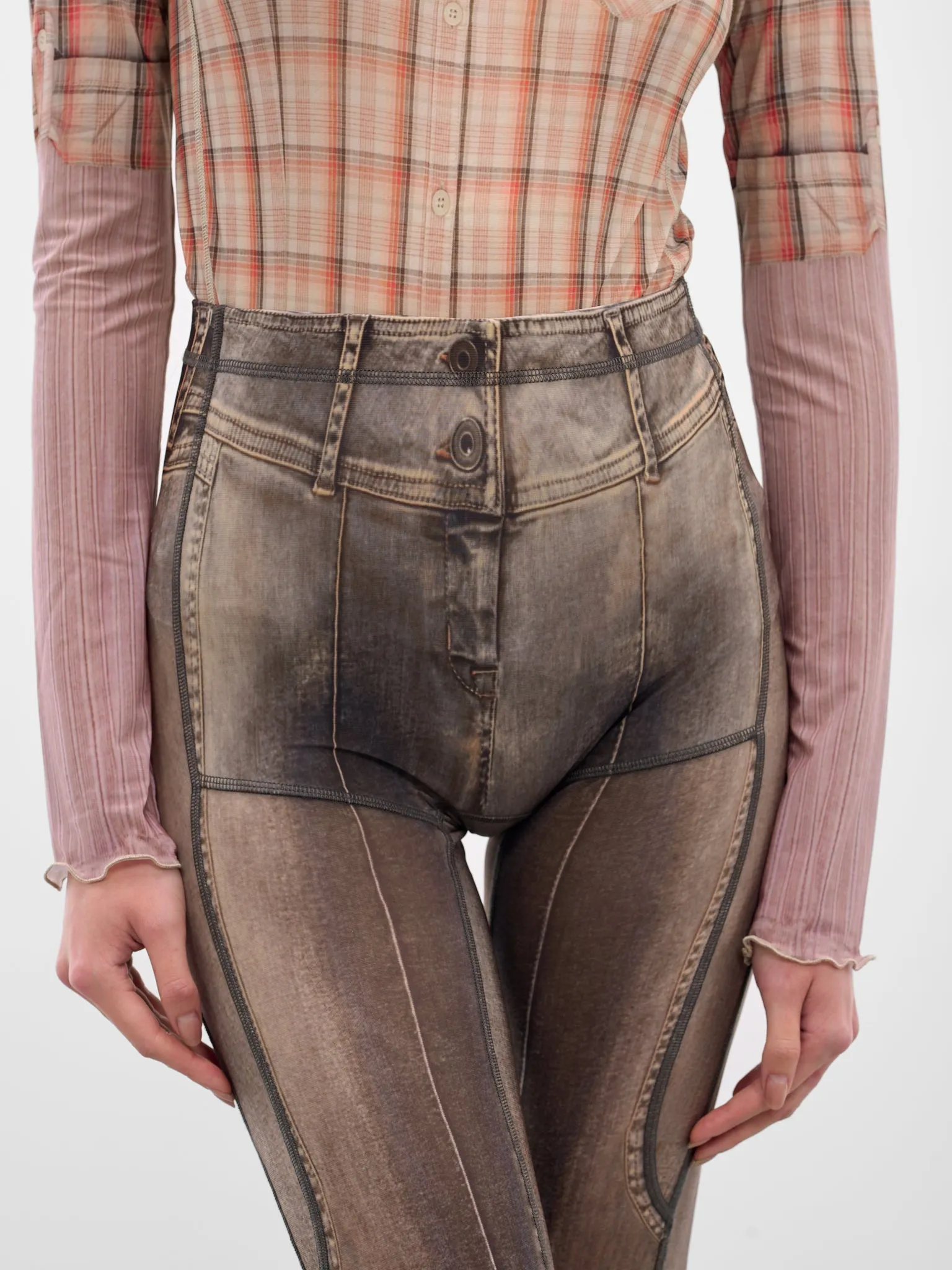 Harley Denim Print Halcyon Leggings (HL0HAR-HARLEY) sold by lorenzo product image thumbnail 4