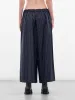 Navy Pinstripe Elasticated Baggy Trousers (GP-P014-051-1-NAVY) sold by lorenzo