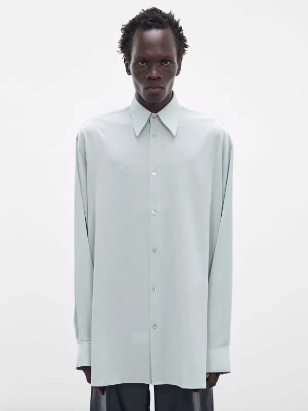 Light Green Classic Button-Up Shirt (005-03G-LIGHT-GREEN) sold by lorenzo